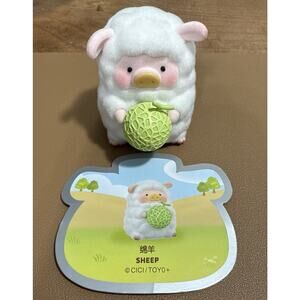 Toyzeroplus Sheep LULU THE PIGGY Miniatures Figure My Secret Farm Garden